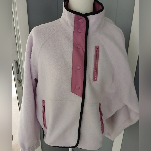 American Eagle Women's Pink Button With Pockets Sweater sz S.   FL - Picture 1 of 9
